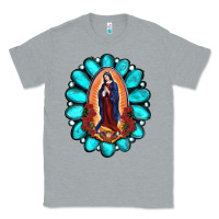 Heather Grey Gemstone Lady Of Guadalupe Classic Tee - RanaPortraitStore