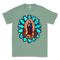 Sage Gemstone Lady Of Guadalupe Classic Tee - RanaPortraitStore