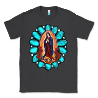 Smoke Gemstone Lady Of Guadalupe Classic Tee - RanaPortraitStore