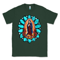 Sports Green Gemstone Lady Of Guadalupe Classic Tee - RanaPortraitStore