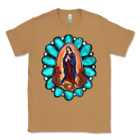 Toasted Coconut Gemstone Lady Of Guadalupe Classic Tee - RanaPortraitStore