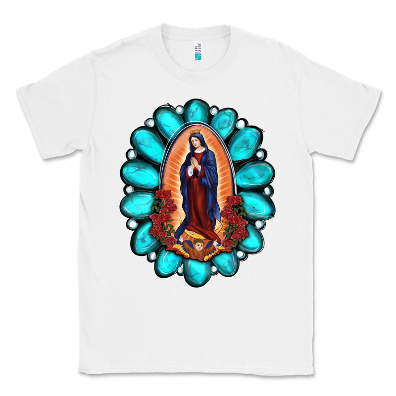 Gemstone Lady Of Guadalupe Classic Tee by RanaPortraitStore | Teevron