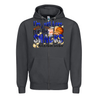 Smoke i'm just here for the snacks #basketball brother Zipper Hoodie - Zillion Design Studio