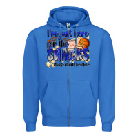 True Royal i'm just here for the snacks #basketball brother Zipper Hoodie - Zillion Design Studio