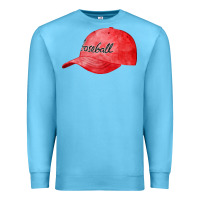 Ocean Blue blue baseball cap fa element Premium Sweatshirt - FaDigitalArtStudio