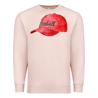 Pale Pink blue baseball cap fa element Premium Sweatshirt - FaDigitalArtStudio