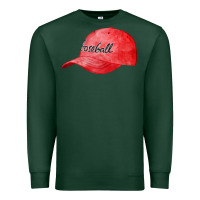 Sports Green blue baseball cap fa element Premium Sweatshirt - FaDigitalArtStudio