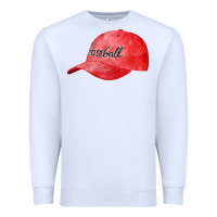 White blue baseball cap fa element Premium Sweatshirt - FaDigitalArtStudio