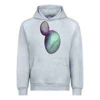 Heather Grey opunthia santa rita cactus Urban Hoodie - LillyAllenDesigns