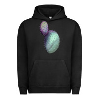 Pigment Black opunthia santa rita cactus Urban Hoodie - LillyAllenDesigns