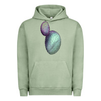 Pigment Oil Green opunthia santa rita cactus Urban Hoodie - LillyAllenDesigns