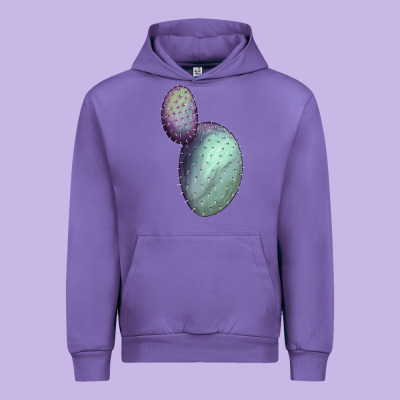 Opunthia Santa Rita Cactus Urban Hoodie Designed By Lillyallendesigns