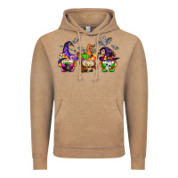 Vintage Coffee halloween gnomes Vintage Hoodie - AdoDesignShop