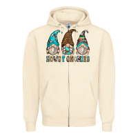 Sandshell howdy gnomies Zipper Hoodie - Zillion Design Studio