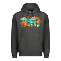 Charcoal Heather basketball coffee cups Premium Hoodie - Jasminsmagicworld