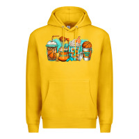 Lemon basketball coffee cups Premium Hoodie - Jasminsmagicworld