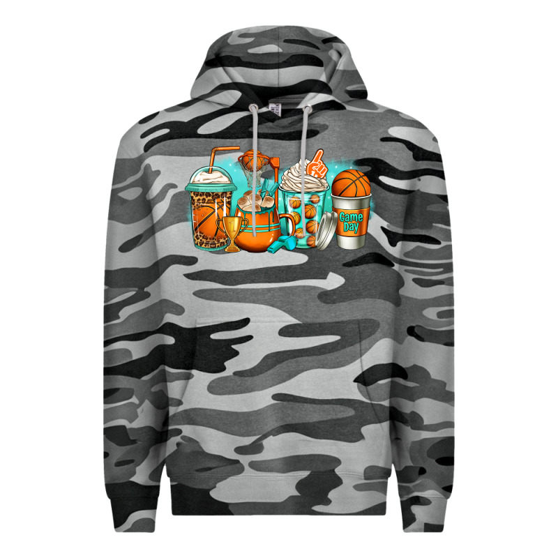 Basketball Coffee Cups Premium Hoodie by Jasminsmagicworld | Teevron