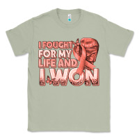 Matcha i fought for my life and i won uterine cancer peac Classic Tee - texasbilliewilder