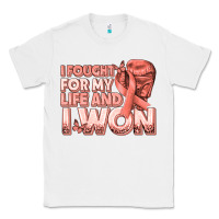 White i fought for my life and i won uterine cancer peac Classic Tee - texasbilliewilder