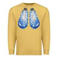 Antique Gold blue cleats fa element Premium Sweatshirt - FaDigitalArtStudio