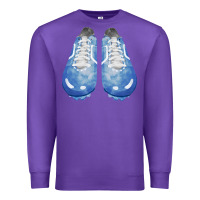 Purple blue cleats fa element Premium Sweatshirt - FaDigitalArtStudio