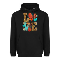 Black love basketball Heavyweight Hoodie - Zillion Design Studio