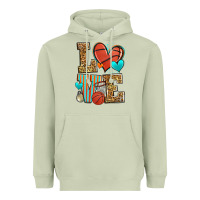 Matcha love basketball Heavyweight Hoodie - Zillion Design Studio