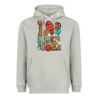 Moon Dust love basketball Heavyweight Hoodie - Zillion Design Studio