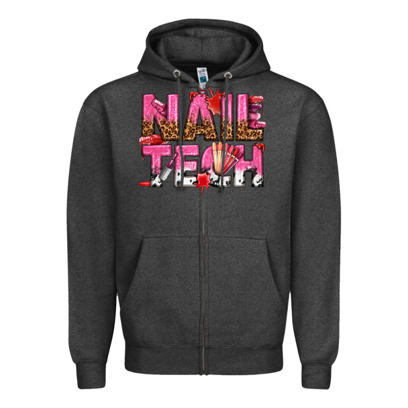 Nail Tech Zipper Hoodie by texasbilliewilder | Teevron