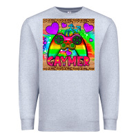 Heather Grey gaymer mousepad Premium Sweatshirt - HRA Design Shop
