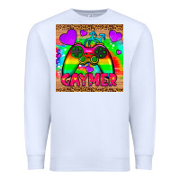 White gaymer mousepad Premium Sweatshirt - HRA Design Shop