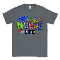 Charcoal Heather autism nurse life Classic Tee - texasbilliewilder
