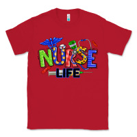 Red autism nurse life Classic Tee - texasbilliewilder