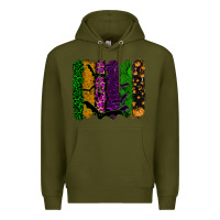 Army Green halloween brushstroke Premium Hoodie - RanaPortraitStore
