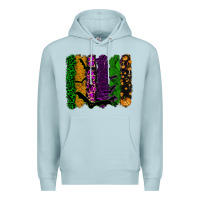Blue Mist halloween brushstroke Premium Hoodie - RanaPortraitStore