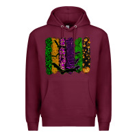 Burgundy halloween brushstroke Premium Hoodie - RanaPortraitStore