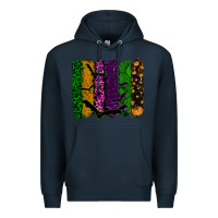 Navy halloween brushstroke Premium Hoodie - RanaPortraitStore