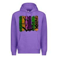 Purple halloween brushstroke Premium Hoodie - RanaPortraitStore