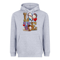 Love Baseball Heavyweight Hoodie | Teevron