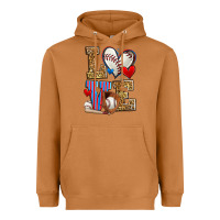 Meerkat love baseball Heavyweight Hoodie - Zillion Design Studio