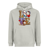Moon Dust love baseball Heavyweight Hoodie - Zillion Design Studio