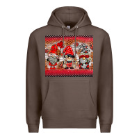 Coffee ladybug gnomies Premium Hoodie - BarkalooDesign