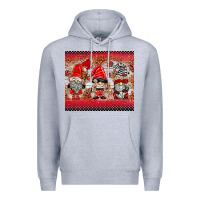 Heather Grey ladybug gnomies Premium Hoodie - BarkalooDesign