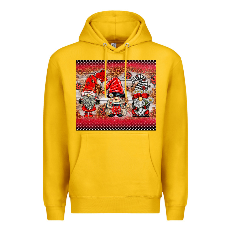 Ladybug Gnomies Premium Hoodie by BarkalooDesign | Teevron