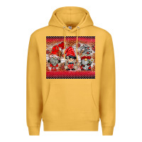 Mustard ladybug gnomies Premium Hoodie - BarkalooDesign
