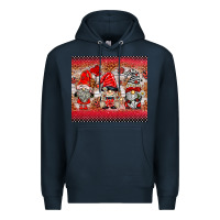 Navy ladybug gnomies Premium Hoodie - BarkalooDesign