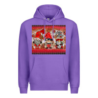 Purple ladybug gnomies Premium Hoodie - BarkalooDesign