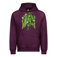 Mauve Wine Selenicereus Cactus Urban Hoodie - LillyAllenDesigns