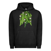 Pigment Black Selenicereus Cactus Urban Hoodie - LillyAllenDesigns