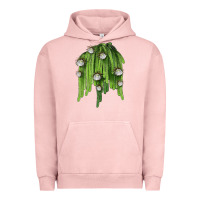 Pigment Salmon Selenicereus Cactus Urban Hoodie - LillyAllenDesigns
